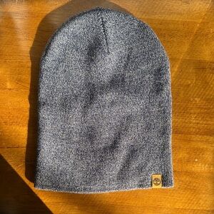Timberland men’s Knit Beanie marbled blue & white